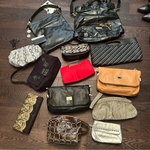 Womens purses handbags clutch assorted designer leather coach Christian Siriano